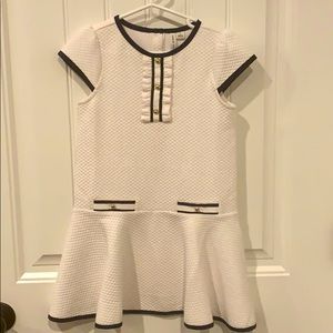 Janie & Jack size 6 white & navy sailor dress
